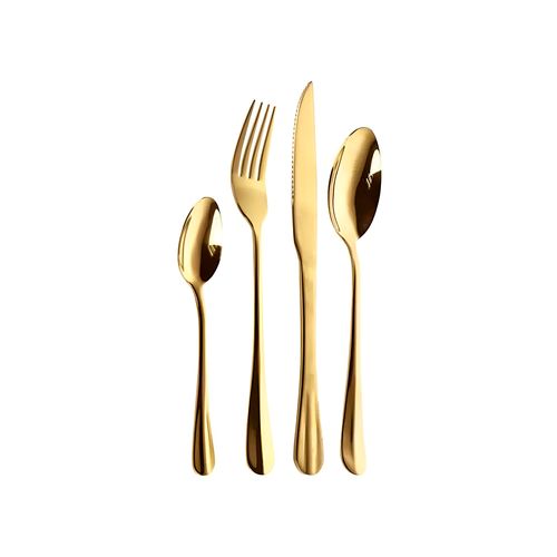 Set De Cubiertos New York Gold 24 Piezas Oxford