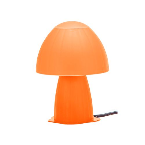 Lámpara Velador Honguito E27 13W 1 Luz Naranja Abitare