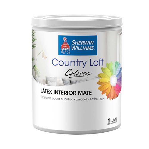 Latex Interior Color Azul Vintage 1 L Sherwin Williams Country Loft