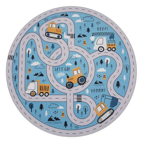 Alfombra infantil poliester Round diseño Cotidiana