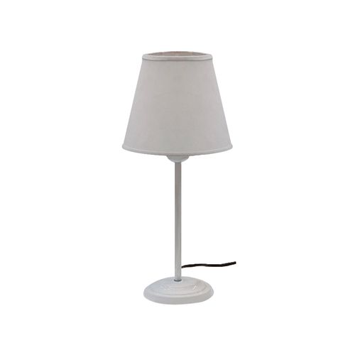 Velador Inc. 1 Luz Chapa Eco Blanco 39 Cm Balucce