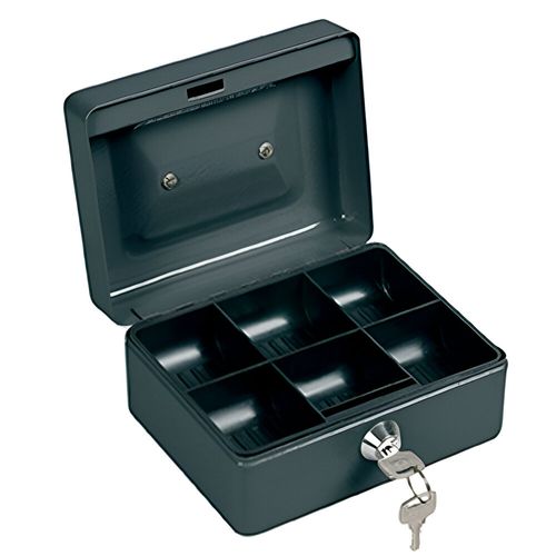 Cofre Negro Porta Valores Chico 8x15x12 cm Arnik