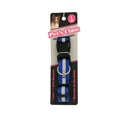 Collar Pet's Class Reflex Tira Gris Large