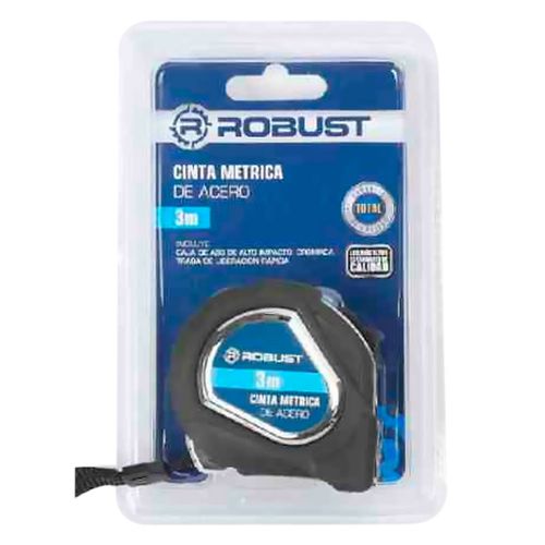 Cinta Métrica Metálica New Arg 3 m Robust
