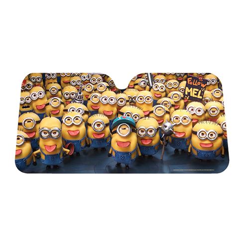 Cortina Minions Parabrisa Multi 130X60 Cm Iael