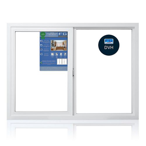 Ventana Pvc Mco 90 Dvh 150X200 Izquierda Fracas