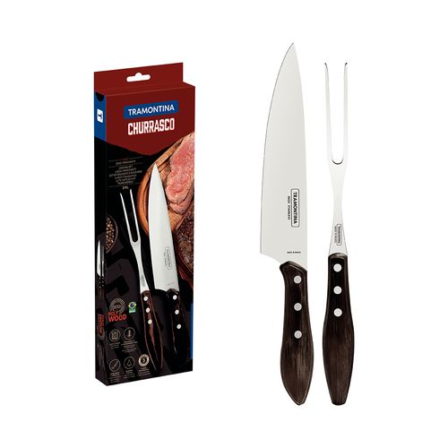 Jgo Cubiertos P/Asado 2Pz