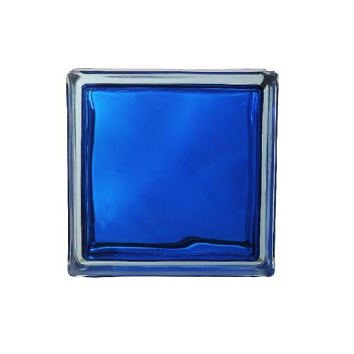 Bloque Vidrio In Colored Blue 19X19X8 Cm Baldara