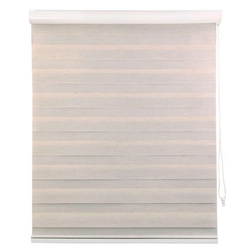 Cortina roller zebra textura beige 160x165 cm Cotidiana