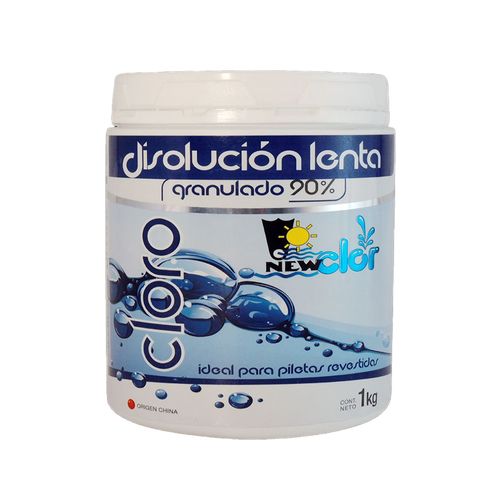 Cloro Gran Disolución Lenta Envasado X 1 Kg Newclor