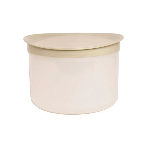 contenedor buply redondo 1.2lts beige