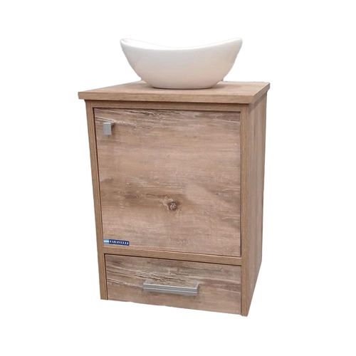 Vanitory Para Colgar Con Cajòn y Estante 40 Cm Faravelli