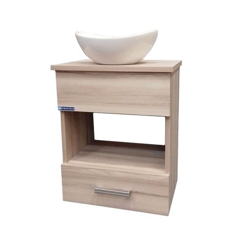 Vanitory Para Colgar Con Cajòn y Estante 50 Cm Faravelli