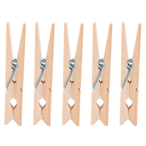 Pack clip ropa madera 50 unidades Cotidiana