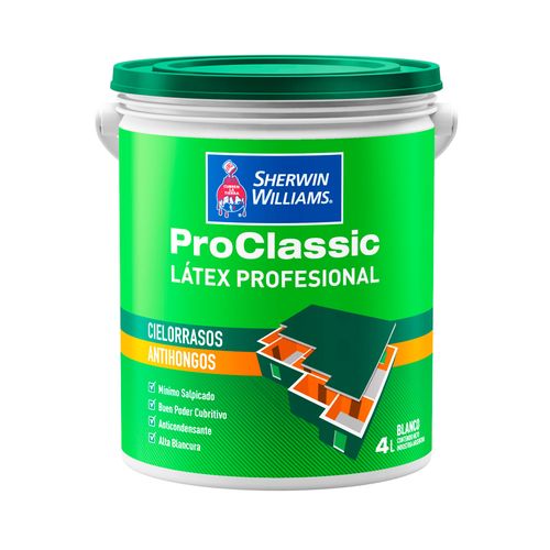 Cielorraso proclassic blanco 4 Lt