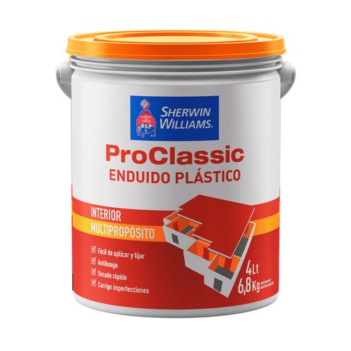 Enduido interior proclassic 4 Lt