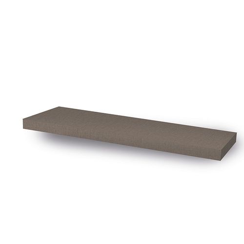 Estante Flotante 80X25 Cm Lino Oscuro X 1U Sc Metalúrgica