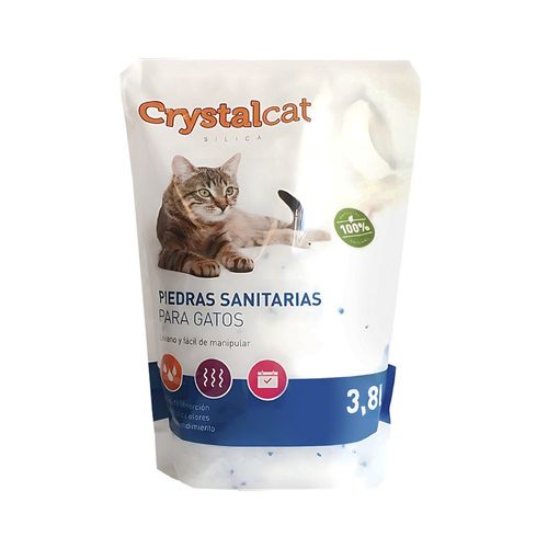 piedra silica para gatos crystalcat 3.8l