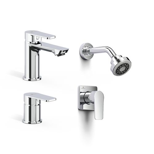 Kit Lavat Bidet S/T Ducha S/T Small Cromo Hidromet