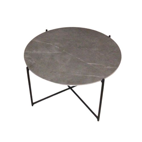 Mesa Baja 60 Cm Tara Aluminio Negro Cc Outdoor