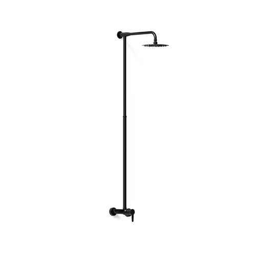 Ducha Exterior Sin Transferencia Con Barral Flat Black Hidromet