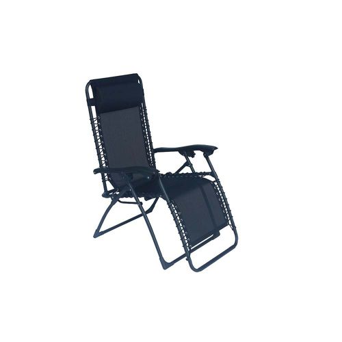 Reposera Relax Gravedad Cero Negro Midtown