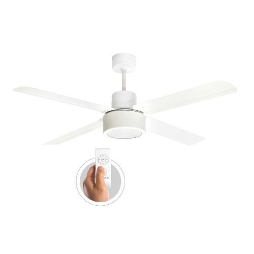 Ventilador Techo 4P Metal 3418R Blanco Protalia