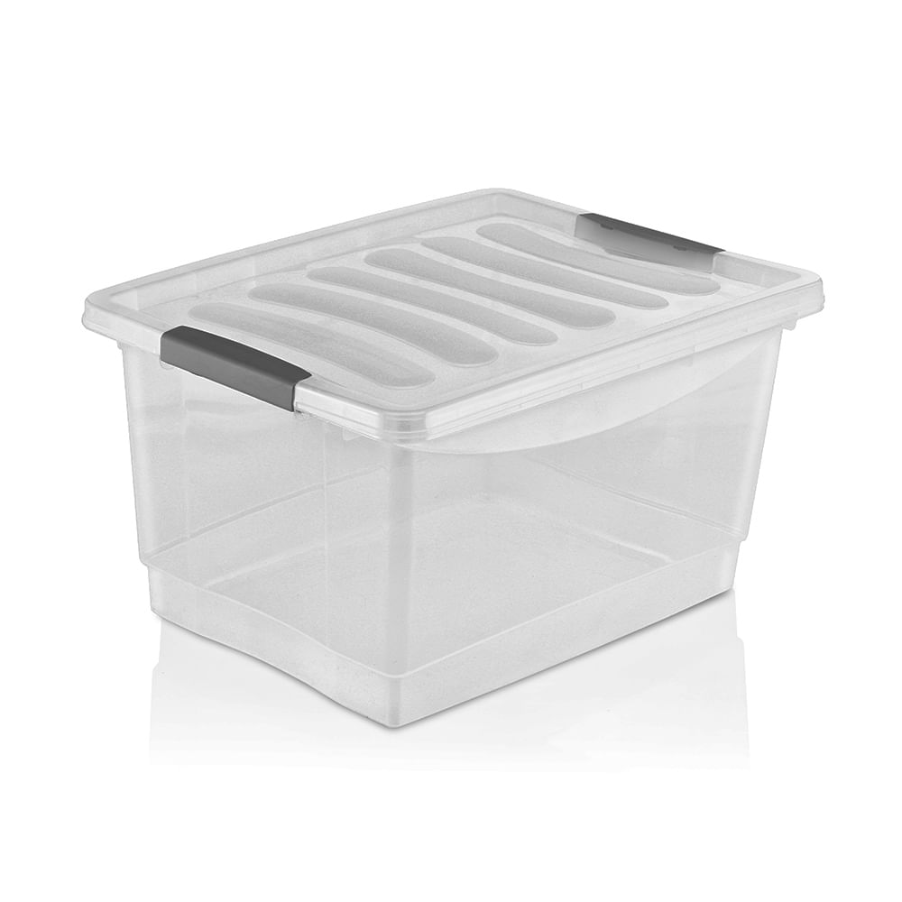 Caja Plástica 30 Lts Polipropileno Translúcida Star Company