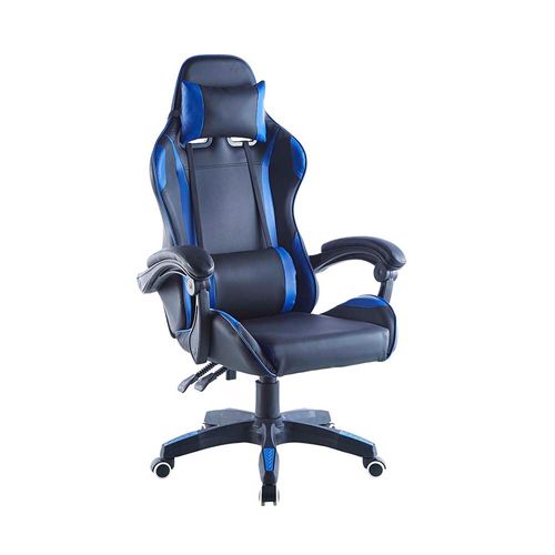 Silla Gamer Reclinable Ergonómica Azul Midtown