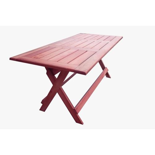 Mesa Madera Eucalipto Laqueada 140X80 Cm Map