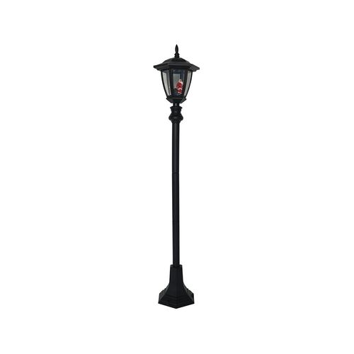 Farol Pie Solar Negro  Cotidiana