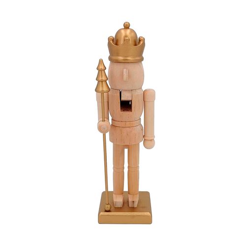 Figura Cascanuez Natural 25 Cm  Cotidiana