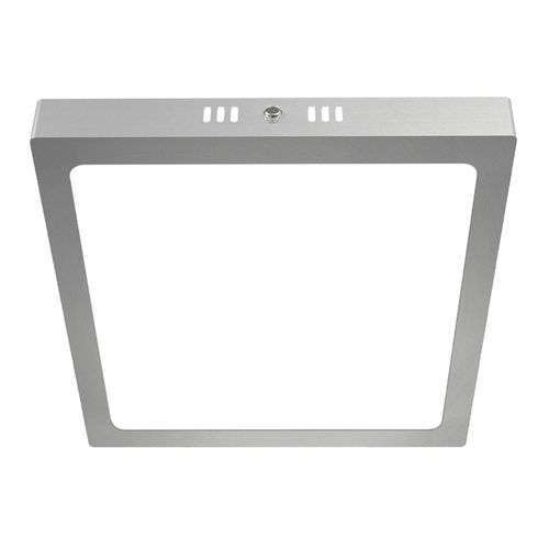 Led Plafón Cuadrado Plástico 18 W Calor Macroled