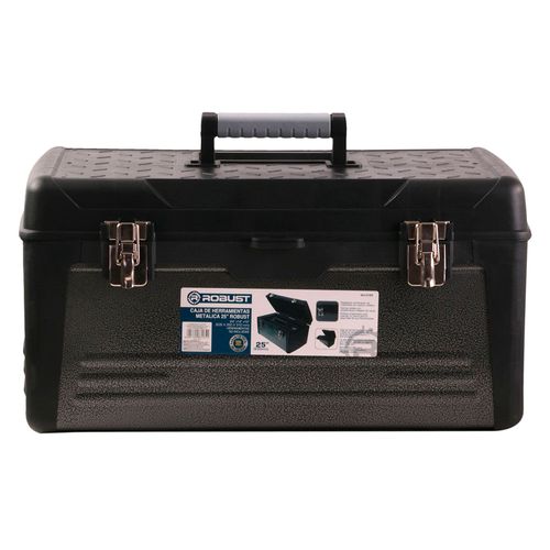 Caja herramientas 25'' negro Robust