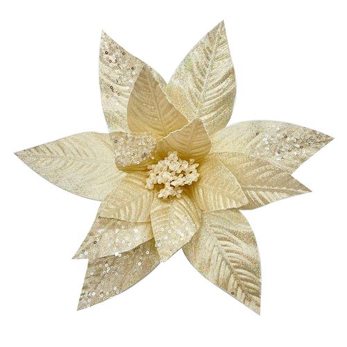 Flor Decorativa 34 Cm Beige Cotidiana