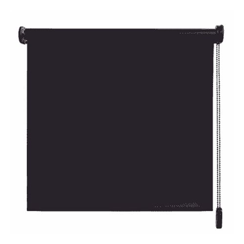 Cortina Roller Blackout Negro 160X165 Cm Cotidiana