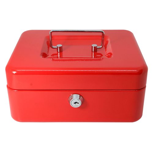 Cofre Porta Valores Mediano Rojo 9x20x16 cm Arnik