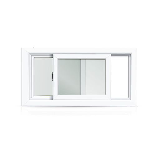 Ventana Pvc Mco 90 4Mm 120X60 Izquierda Fracas