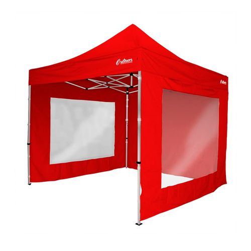 Gazebo De Aluminio Ipanema 3X3M Rojo Outdoors Professional