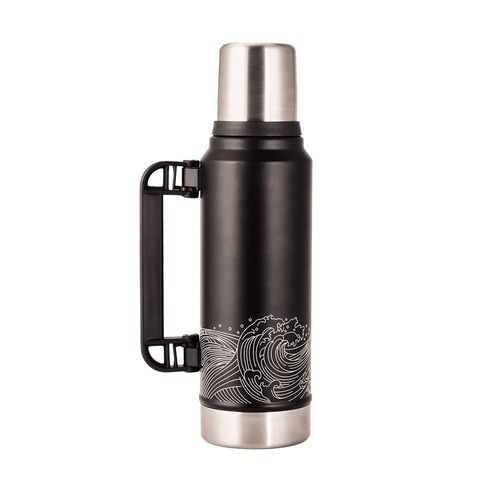 Termo Classic 1L Acero Inox Black Outdoors Professional