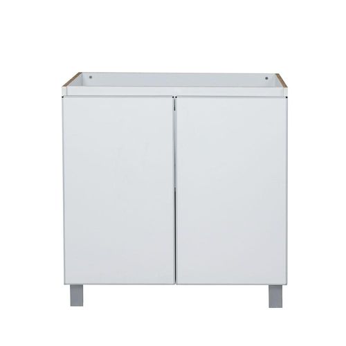 Bajomesada 2 Puertas de Aluminio Blanca Potenza 0.8 M Ricchezze
