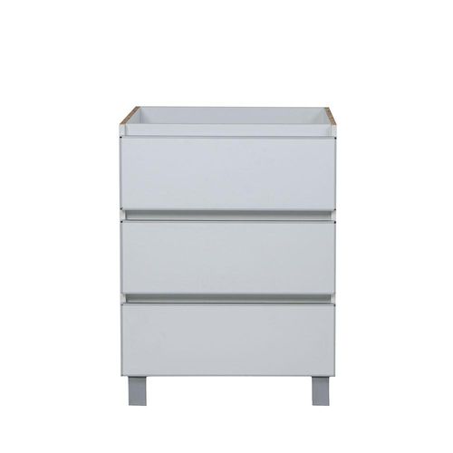Bajomesada 3 Cajones de Aluminio Blanca Potenza 0.6 M Ricchezze