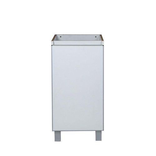 Bajo Mesada Potenza 0.4M 1 Puerta Blanca Aluminio Ricchezze