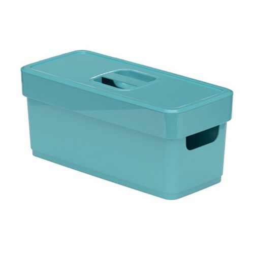 Caja Organizadora Verde Con Tapa 2.3 L Nitronplast