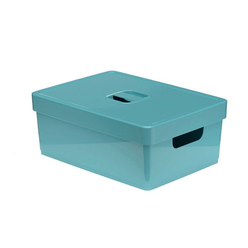 Caja Organizadora Verde Con Tapa 3.7 L Nitronplast