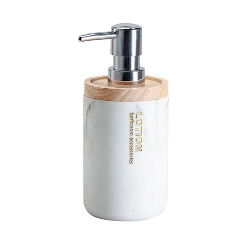 Dispenser Poliresina Marmol Blanco Suka