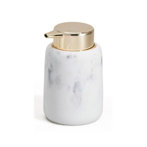Dispenser Poliresina Simil Marmol Blanco Suka