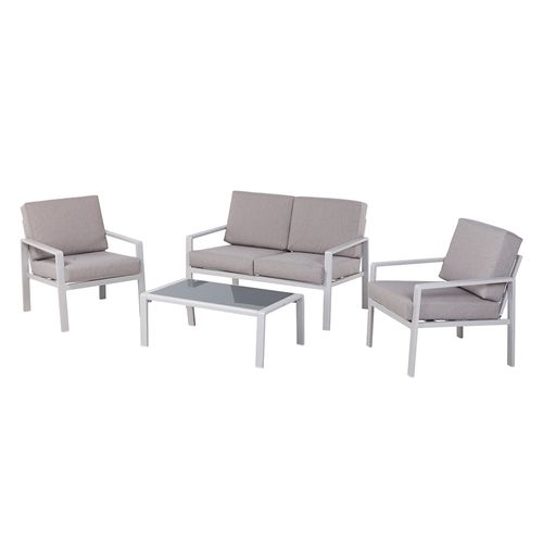 Set living 4 personas New doca gris Outzen