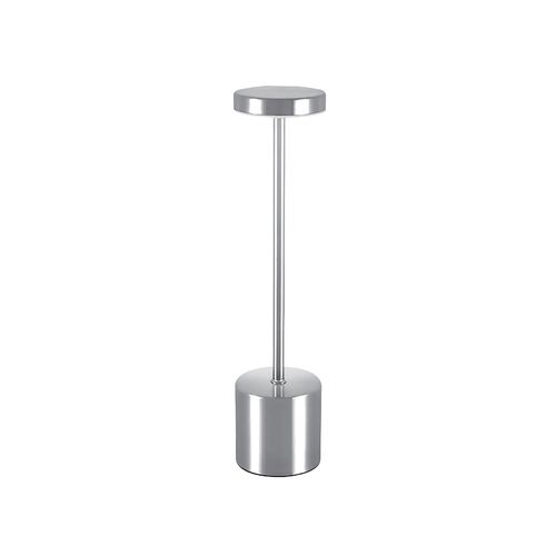 Lámpara Led De Intensidad Regulable Silver Plateado Helles Haus