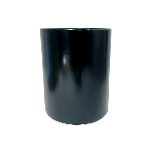 Porta Objetos Cerámica Ramon 15 Cm Negro Petris